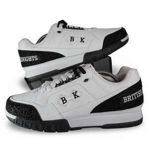 British Knights Metros Low Top Mens Size 12 Black White BMMETGV-1835 Sneaker
